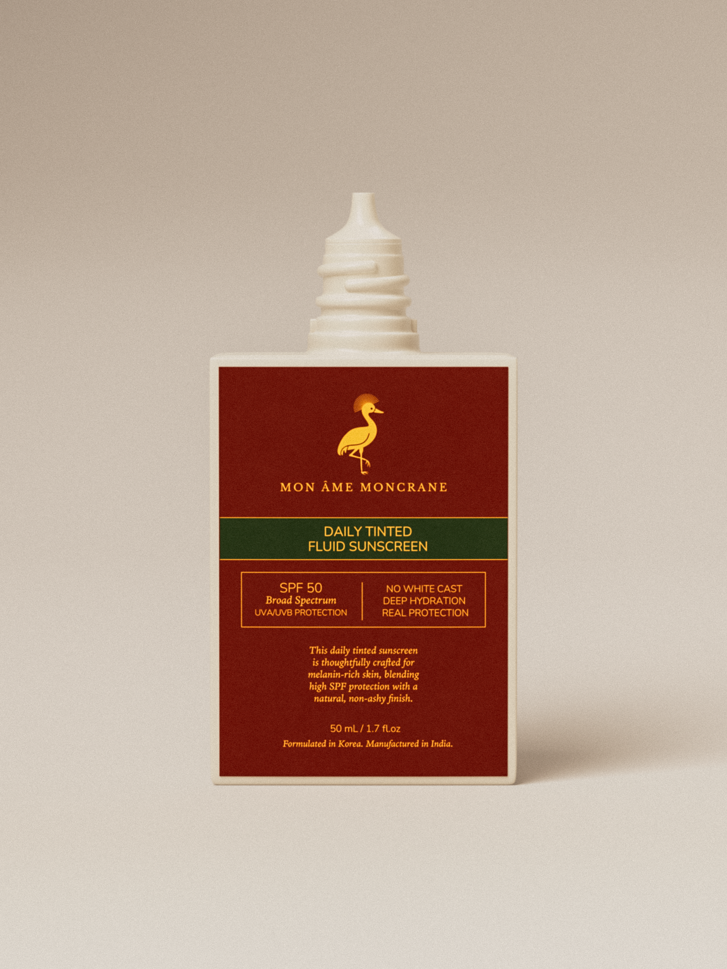 Moncrane Brightening Tinted SPF50