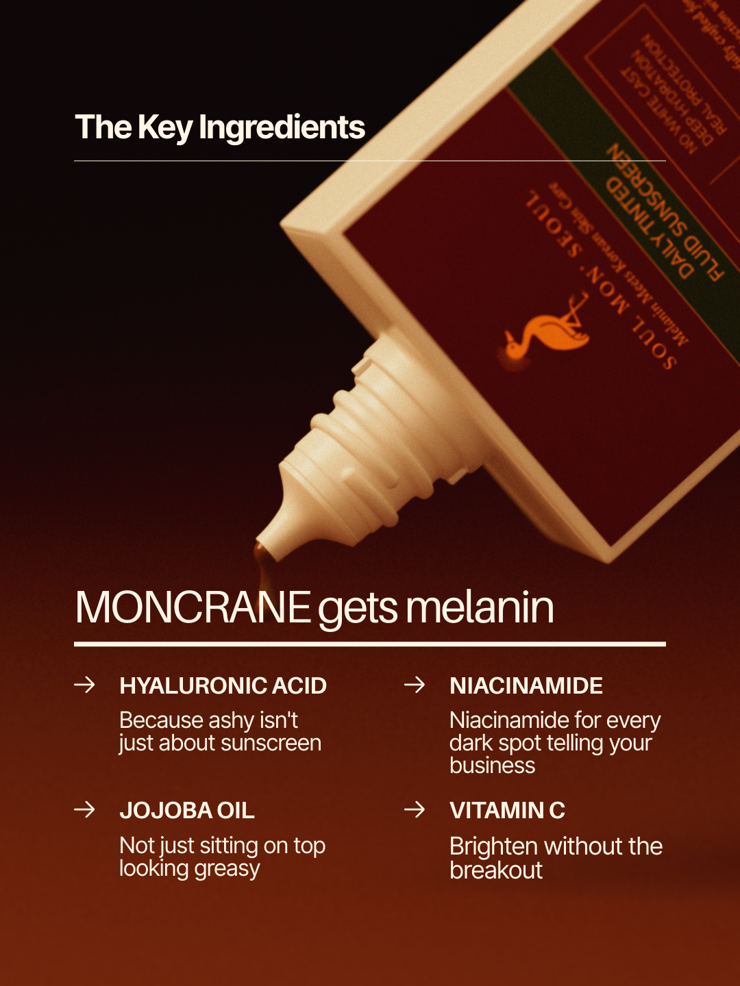 Moncrane Brightening Tinted SPF50